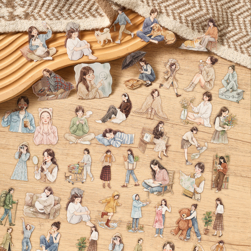 Embellishments For Scrapbooking - 1 paket/20 pcs Stiker Gambar Tangan