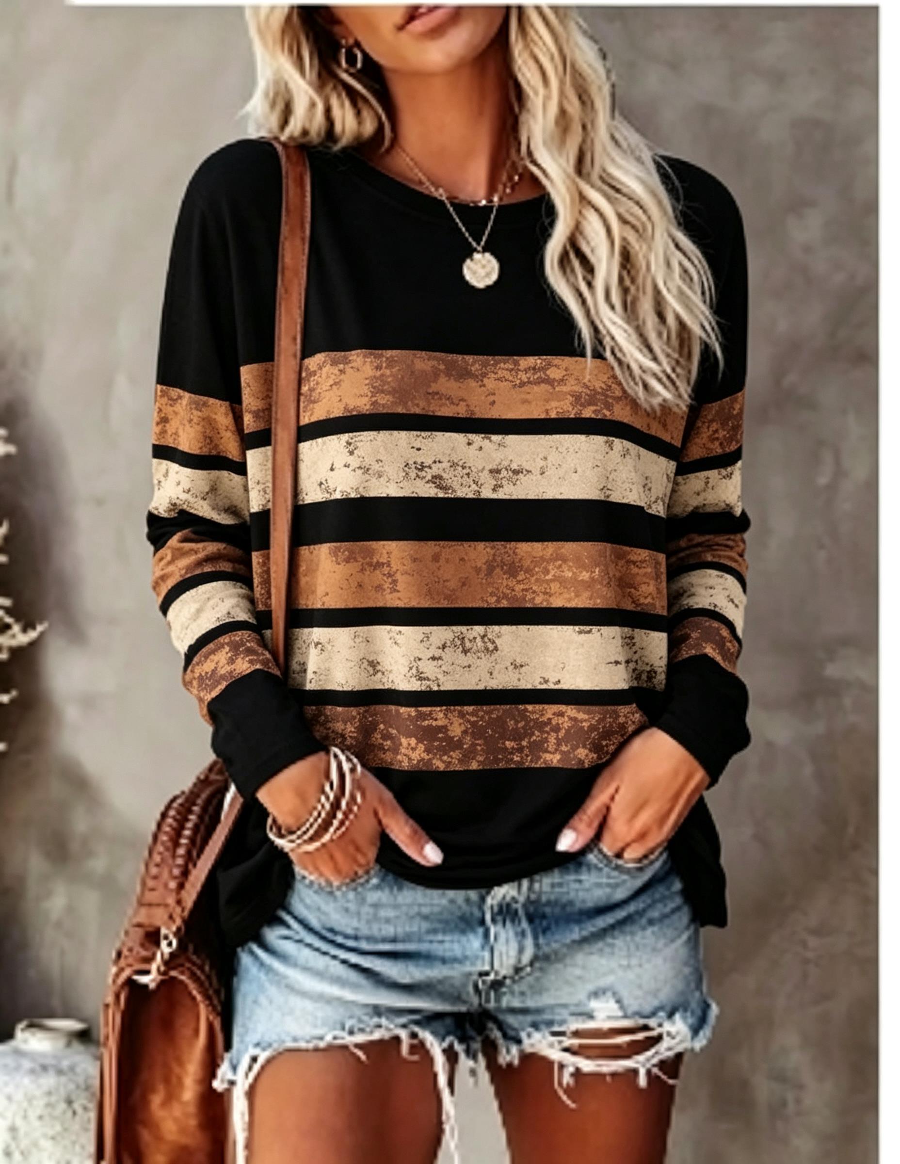 Kaos Lengan Panjang Wanita, Mo - Embellish Knit ulasan dan harga