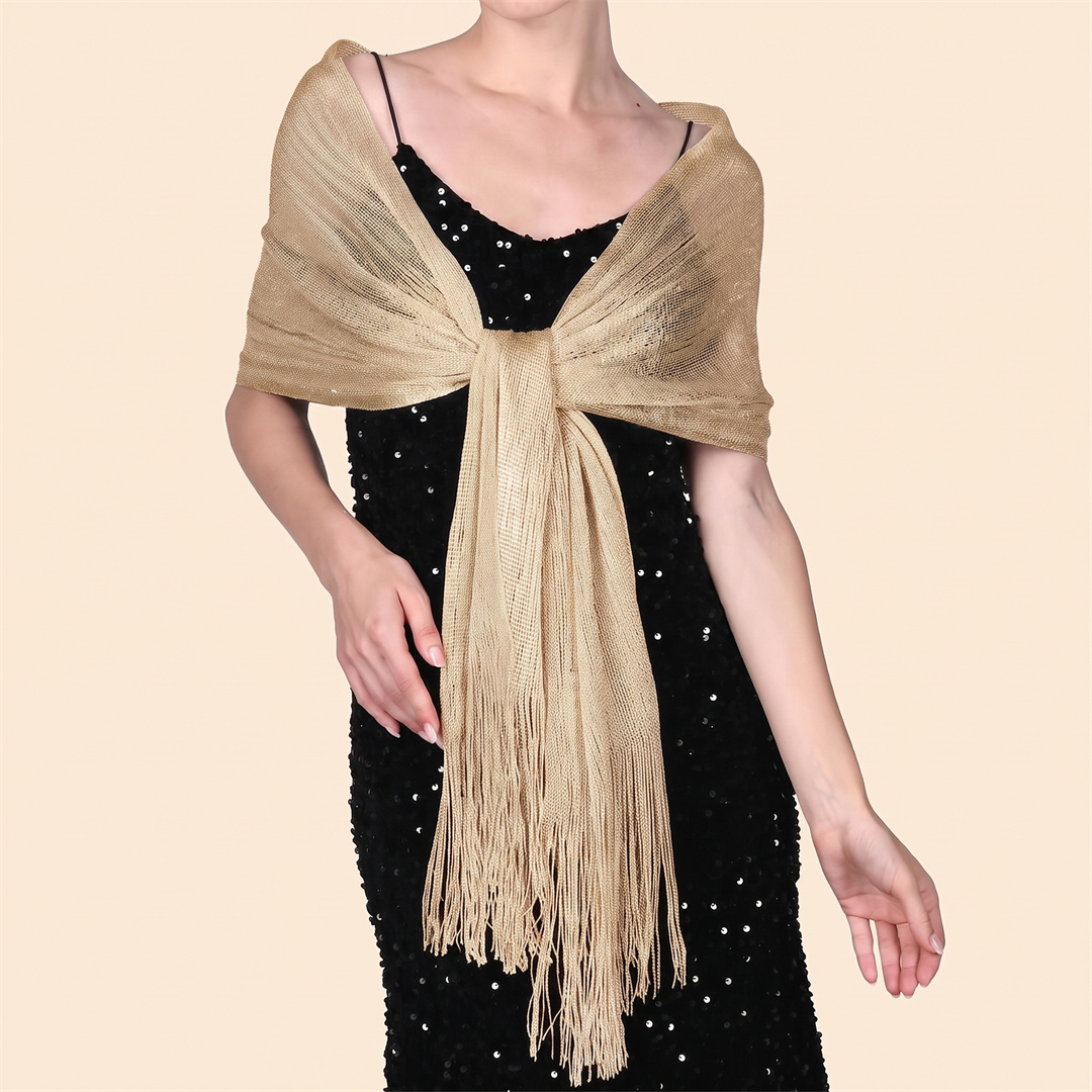 Hijab Syal Tabir Surya Fashion - Tassel Fringe Trim ulasan dan harga